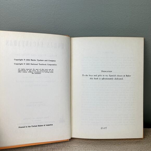 Vintage 60's Spanish Textbook Horas Encantadas Mabel Harris Coughran Text Book - Picture 7 of 8